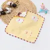 Toalha quadrada infantil atacado algodão grossa absorvente toalha de bebê toalha de saliva infantil desenho animado gaze bebê recém-nascido