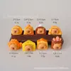 Decoração de Carro Criativa Fofa de Desenho Animado, Brinquedo Tendência Luminoso, Ornamento de Mesa de Resina 3D Fofo, Brinquedo Infantil Saco Surpresa
