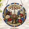 Ornamentos de Acrílico para Janela com Quebra-Cabeça para Celebração do 250º Aniversário