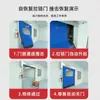 Porta Rápida de Zíper de PVC, Porta de Enrolar Rápida com Reparo Automático, Porta de Zíper Isolante Selada Anticolisão para Armazém e Câmaras Frias