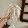 Novo prendedor de cabelo triângulo de tecido 2026, presilha tubarão estampa de leopardo retrô, prendedor de cabelo volumoso para a parte de trás da cabeça, acessório de cabelo fofo