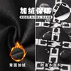 Novedad Otoño e Invierno Delantal Cálido de Manga Larga Ropa Exterior Resistente a Manchas y Suciedad Monos con Forro de Terciopelo Moda Bata de Trabajo Engrosada Ropa Protectora