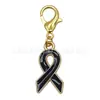 Colgante de aleación con forma de gota de aceite y cinta de una sola cara, para collar de bricolaje, hebilla de bufanda, joyería, llavero y accesorio - un artículo popular para ventas transfronterizas