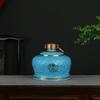 Jarra de Vino de Cerámica Jingdezhen 2.5kg Jarra del Dragón Imperial Botella de Vino Vacía Olla para Vino Recipiente para Licores Set de Caja de Regalo