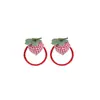 Diadema de Fresa Linda y Súper Linda para Bebés Niñas Que No Maltrata el Cabello, Cuerda para el Cabello, Goma Elástica, Lazo para el Cabello, Accesorios para el Cabello de Niños