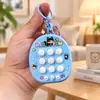 Mini Llavero de Batalla Puzzle Tres en Raya Consola de Juegos Electrónica para Aliviar el Estrés Juguete para Padres e Hijos Colgante Pequeño Interactivo para Parejas