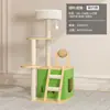 Arranhador para Gatos Ninho de Gato Árvore para Gatos Coluna de Arranhar Integrada Plataforma de Salto Vila para Gatos Cápsula Espacial Pilar sem Base Brinquedo para Gatos