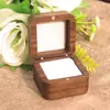 Caja de anillo de madera de alta gama, caja de almacenamiento para protección de anillos, caja para pendientes, caja de almacenamiento de joyas, caja de anillo magnética, caja para pendientes