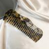 Peine de ácido acético hueco de alta textura de estilo japonés y coreano, peine antiestático para el cabello, peine de maquillaje de moda para mujeres transfronterizas