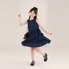 Tutu Elefantito Ropa Infantil Vestido Niñas 2026 Verano Nuevo Vestido Largo Cuadros Niños Sin Mangas Vestido Chaleco