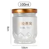 Botella dispensadora de nido de pájaro de 50 ml de grado alimenticio al por mayor, Botella de vidrio para pescado estofado fresco, Botella de nido de pájaro, Botella para estofado fresco espesa y apta para vapor