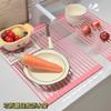 Rack de Armazenamento Drenante Dobrável de Silicone para Pia de Cozinha, Cesto Drenador, Rack Drenante de Pia, Organizador de Bancada