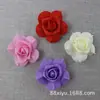 Flor de Espuma Rosa Flor Cabeza Planta Verde Artificial Flor Falsa Estilo Pico de Pollo Flor Flor de Rosa de Espuma Hecha a Mano DIY Ramo