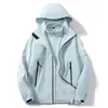 Chaqueta de Estándar Nacional para Hombres y Mujeres, Chaqueta de Plumas Tres en Uno, Conjunto Desmontable de Dos Piezas, Chaqueta a Prueba de Viento e Impermeable, Ropa de Trabajo Personalizada