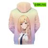 Mi Atuendo Versátil: Sudadera Holgada para Mujer con Estampado de Anime, Sudadera con Capucha Casual, Estilo Casual Perezoso Urbano