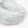 Borracha Elástica Redonda de Alta Elasticidade Atacado 2mm Colorida Durável Corda Elástica Pulseira Corda Fina Cordão de Roupas Acessórios de Corda Elástica