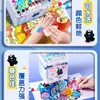 Marcador Acrílico 24/80 Colores Empaque Cubo Venta al por Mayor Diario DIY Arte Acuarela Estudiantes de Primaria Tipo Líquido Recto Bolígrafo de Dibujo