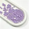 Versão brilhante no mesmo estilo de Shishi, contas de acrílico coloridas, pulseira de contas DIY feita à mão, contas soltas, contas naturais de cor sólida
