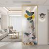 Arte Simples Moderna Changhong Vidro Entrada Tela de Entrada Divisória Sala de Estar Ferro Aço Inoxidável Abrigos Sanitários