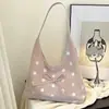 Bolso Grande de Diseño de Nicho Transfronterizo para Mujer 2026 Verano Nuevo Retro Lunares Casual Bolso de Mano Bolso de Hombro