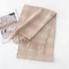 Bufanda 100% Lana de Oveja Bufanda Caliente de Invierno de Gama Alta Engrosada Versátil Bufanda de Cuadros para Hombres y Mujeres Venta al por Mayor