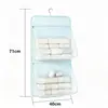 Bolsa colgante para almacenamiento de ropa interior, organizador de pared para armario, separador para calcetines y pantis, perfecto para dormitorios y almacenamiento junto a la cama