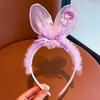 Diadema para el cabello de niños Lindo Dibujo Animado Sanrio Tocado Lazo Exquisito Lentejuelas Súper Lindas Orejas Grandes Accesorios para el Cabello de Niñas