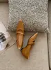 Nueva colección otoño/invierno: Zapatos elegantes de estilo francés, retro, de punta fina, con tacón grueso, puntera cuadrada y suela blanda, perfectos para el trabajo y los desplazamientos en 2026