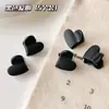 Pinza para el Cabello Negra de Princesa para Mujer, Mini Pasador Pequeño, Pinza Compacta y Exquisita para Flequillo, Pinza para el Frente del Cabello, Accesorio para el Cabello