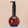 Botella Esférica de Loción de Fábrica de 350ml, Botella para Producto de Cuidado de la Piel de Alta Gama, Botella Dispensadora de Artículos de Tocador para Baño de Hotel de Alta Gama