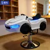 Asiento de Peluquería Eléctrico Infantil Coche Silla de Peluquería Elevable Giratoria Música Coche Infantil Peluquería Infantil Silla para Cortar el Pelo Infantil
