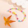 Cadena para teléfono móvil de cinco estrellas con forma de corazón de acrílico colorido, cordón antipérdida corto a la moda para llaves de mujer. Fabricantes de cordones.