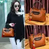 Bolso de Piel Genuina Bolso de Mujer 2025 Nuevo de Moda Versátil Bolso Cruzado de Piel de Vaca Bolso de Mano Atmosférico para Mujer Bolso de Hombro