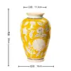 Nuevo Jarrón de Cerámica Estilo Chino, Jarrón con Forma de Calabaza, Pieza Decorativa para Recibidor y Sala de Estar, Jarrón Pintado, Decoración de Jarrón Hidropónico