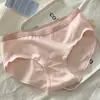 Pantis de Verano para Mujer con Calados, Entrepierna de Algodón Puro, Sin Costuras, Sencillos, Transpirables, de Cintura Media, Dulces y Juveniles, Tanga Fina para Mujer