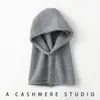 Chapéu de Tricô Cashmere Masculino de Peça Única Cor Sólida Chapéu Grosso Macio Ceroso Amigo da Pele Proteção para Orelhas