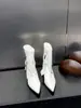 Botines de Cuero con Hebilla de Tacón Grueso Puntiagudos Estilo Retro Coreano para Mujer 2026 Otoño/Invierno Nuevos Botas de Pantalón Adelgazantes con Temperamento