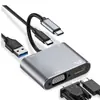 Artefato Conveniente Quatro em Um: Extensor Hdmi+Vga para Tipo-C, Adequado para uma Variedade de Dispositivos