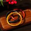 Pulsera Nueva China Retro de Sándalo Artística Clásica Redonda de Madera Pulsera para Pareja para Regalar a la Novia Pulsera Antigua de Moda