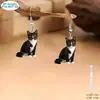 Pendientes Colgantes Gatito Espacial Transfronterizos Accesorios Sexy para el Día a Día y Fiestas Regalos de Navidad Adecuados para Mujeres Todas las Estaciones
