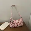 Bolso Cruzado de Hombro y Axila con Colgante de Cereza Simple Popular, Moda Femenina Estampada Nueva y Única 2026