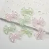 Arco de Sinfonía Color Transparente Chapado AB Material para Manualidades de Joyería Hecha a Mano Cuentas Agujero Recto Acrílico Accesorios para Cadena de Teléfono Móvil