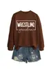 Abuela Luchadora Amazon Ebay Estación Independiente Sudadera Casual Elegante Versátil Nueva para Mujer Otoño e Invierno