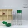 Atacado Spot Frasco Grande 120ml para Pó Pet Transparente Frasco Borrifador Frasco Dosador Granulado Frasco Plástico para Pó