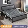 Cama plegable para uso individual o doble, cama para siestas en casa para adultos, cama individual duradera para viviendas de alquiler, cama plegable engrosada y reforzada