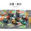 Transfronterizo 1:64 modelos de vehículos de ingeniería de aleación de simulación mini coche de juguete metálico deslizante Caja de un solo color para niños