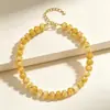 Cadena para Clavícula con Cuentas de Color Dopamina para Mujer de Gama Alta Lujo Ligero Nicho 2026 Nuevo Versátil Moda Collar Joyería