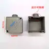 Caja de conexiones para motor monofásico, caja de condensador de doble conexión, caja de plástico a presión, soporte para condensador, accesorios para motor eléctrico monofásico de 220V