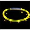 Suministros para Mascotas Collar LED para Perro Iluminado Collar con Carga USB Collar Luminoso para Perros Teddy Tamaño Grande, Mediano y Pequeño