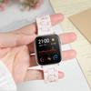 Pulseira de Relógio de Três Contas com Salpicos de Tinta Larga Adequada para Apple 10 11 Samsung Little Genius Huawei Fit5Gt6 20 22 Pulseira